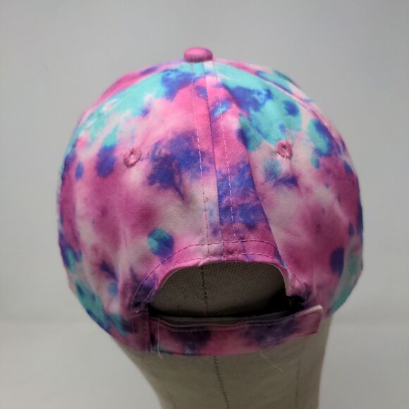 Lucky 7 USA Women's Strapback Hat Multicolor Tie Dye Embroidered Ocean City NJ - Picture 7 of 11